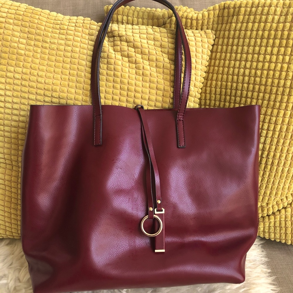 Red Leather Satchel 👜